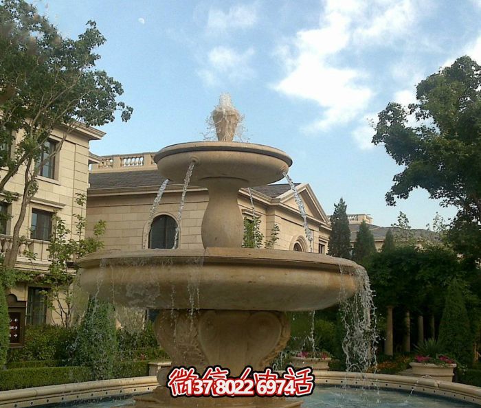 自然的質(zhì)感，夢(mèng)幻的景觀(guān)——?jiǎng)e墅大理石景觀(guān)雕塑?chē)娙? title=