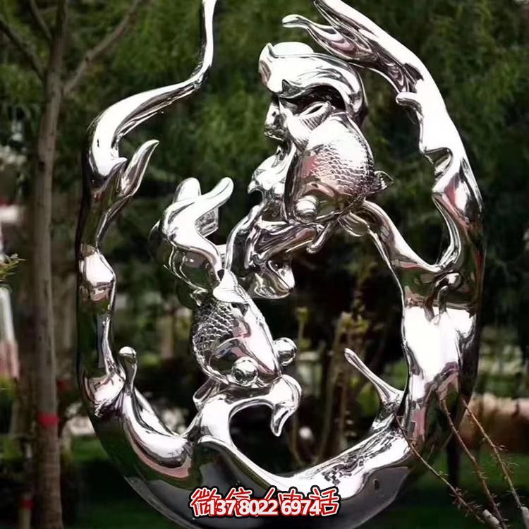 不銹鋼雕塑，為景觀廣場和園林增添抽象藝術(shù)