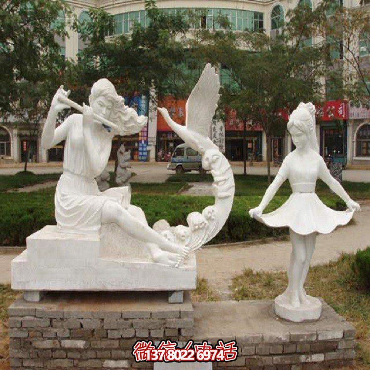 大型石雕人物雕塑，為園林景觀增添靈動(dòng)之美