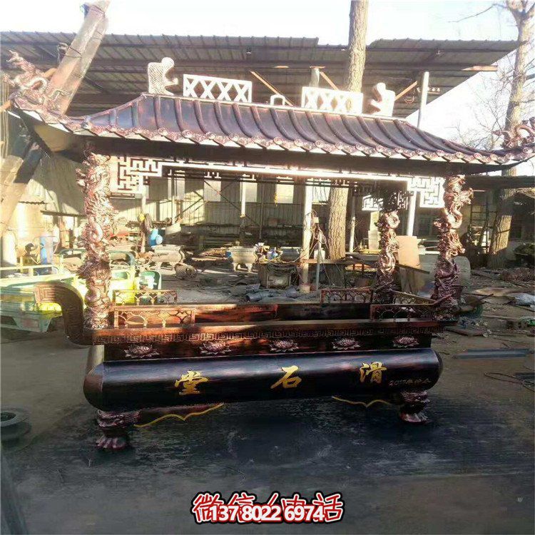 獨特創意銅雕香爐，讓你體驗寺廟式神秘雕塑感受
