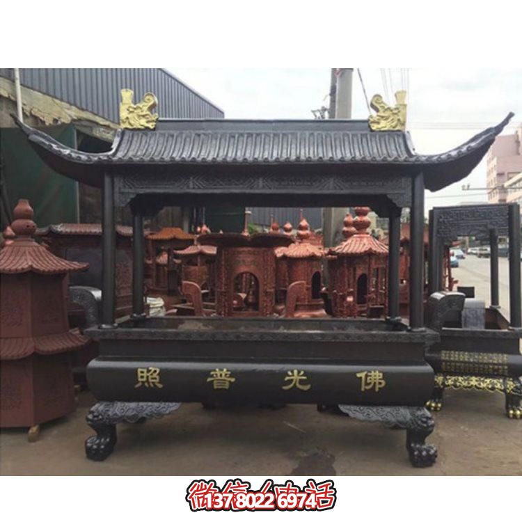 精美銅雕香爐，裝點您的景區、寺廟、戶外