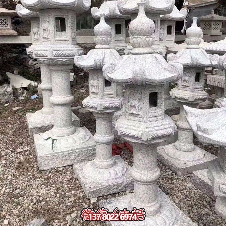 花崗巖石雕燈，中國傳統古建照明燈籠